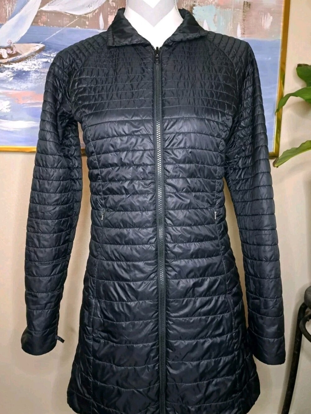 PatagoniaWomen's Fiona Parka Black Quilted Long Puffer Coat